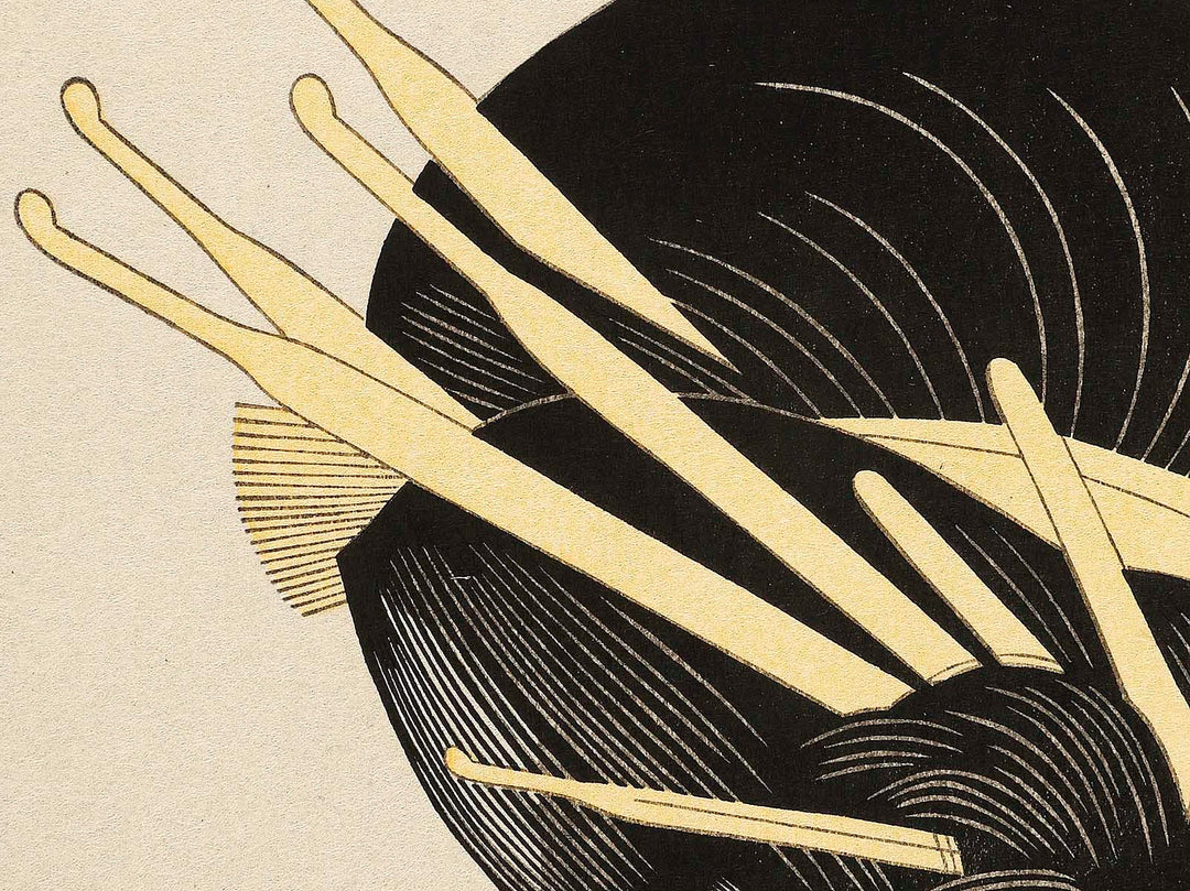 Matsubaya yosooi from the series Seiro rokka sen by Kitagawa Utamaro, (Large print size) / BJ327-103