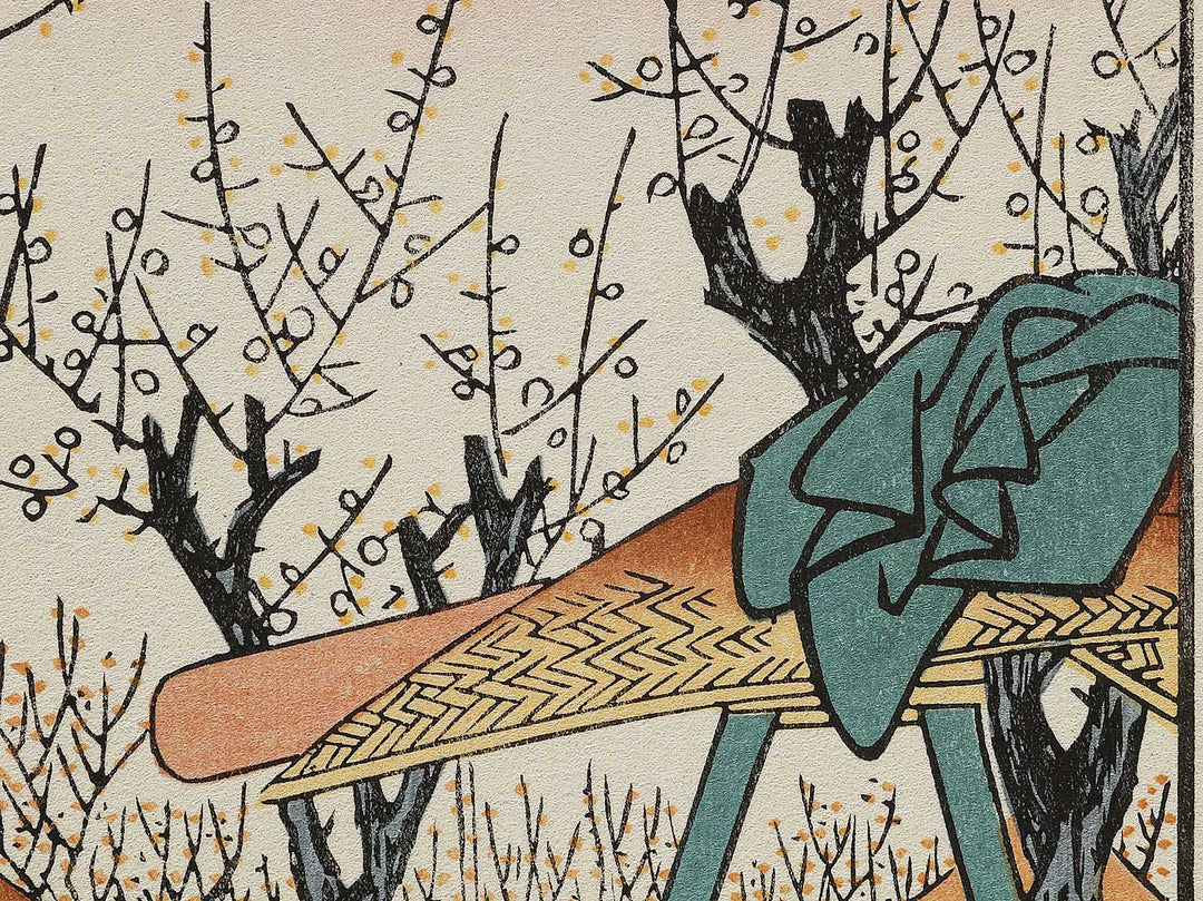 Plum Garden, Kamata from the series One Hundred Famous Views of Edo by Utagawa Hiroshige, (Large print size) / BJ337-190