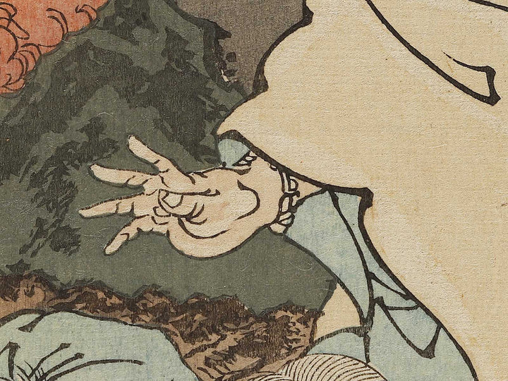 Susanoo no mikoto from the series Azumanishiki chuya kurabe by Yoshu Chikanobu / BJ341-096