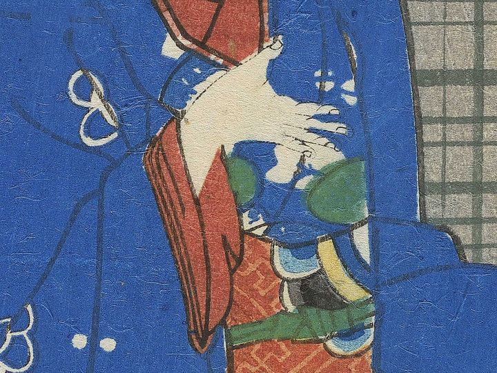 Musume Itohagi Miyamoto Musashi from the series Katakiuchi Ganryujima by Utagawa Yoshitaki / BJ346-878