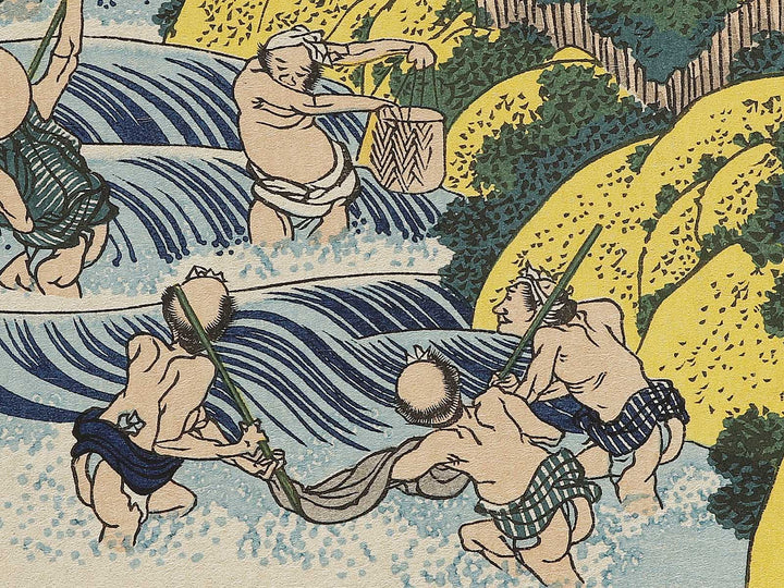 Waiting Nets from the series Oceans of Wisdom by Katsushika Hokusai, (Small print size) / BJ339-724