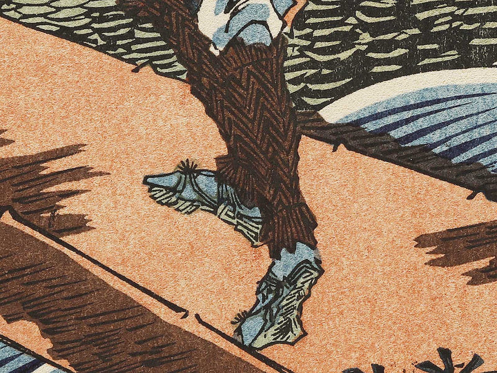 Tokusa gari from the series Shiika shashinkyo by Katsushika Hokusai, (Medium print size) / BJ328-377