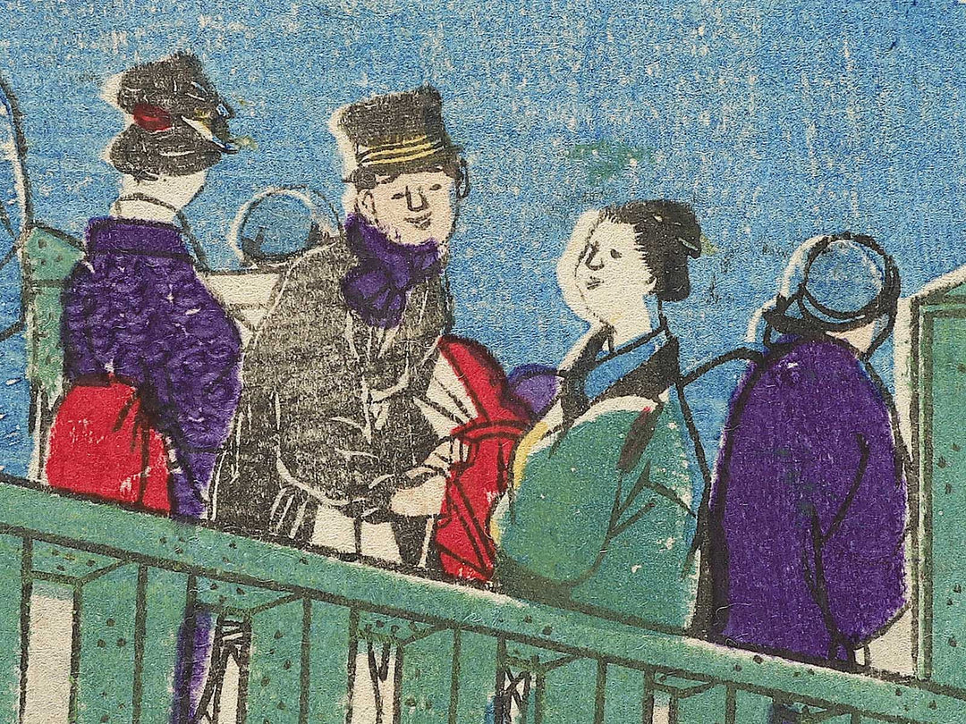 Asakusa bashi from the series Tokyo fuka jiman kurabe by Utagawa Kuniteru II / BJ350-266