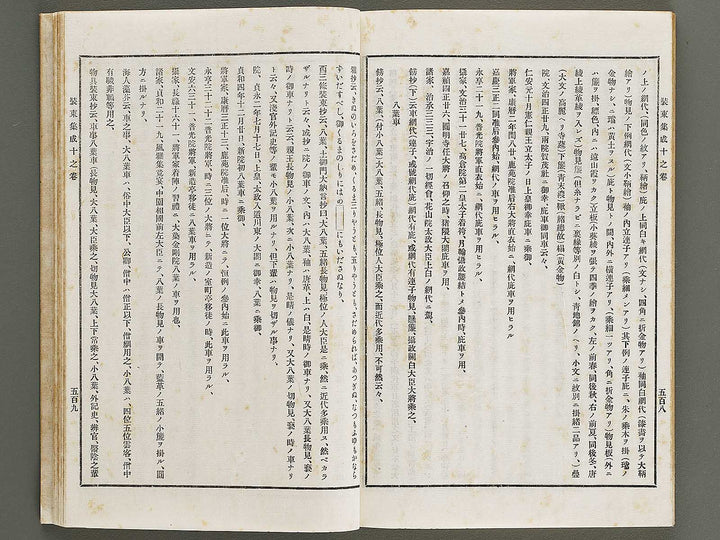 Kojitsu sosho Shozoku shusei 8no maki  10no maki / BJ321-293