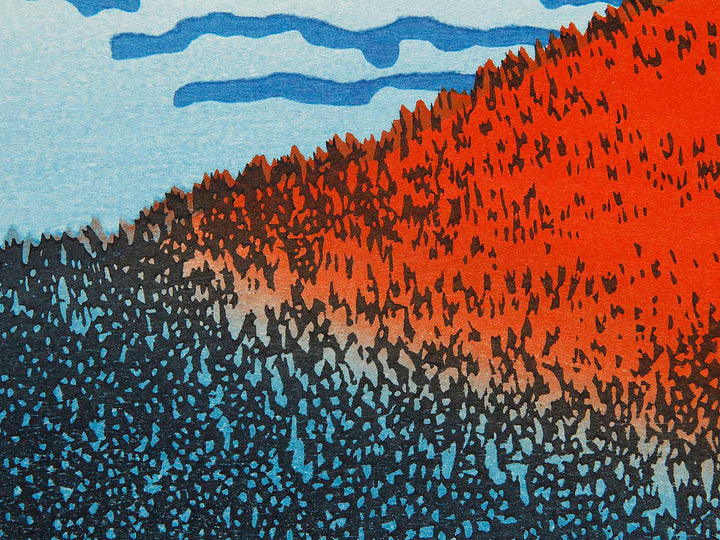 South Wind, Clear Sky from the series Thirty-six Views of Mount Fuji by Katsushika Hokusai, (Large print size) / BJ287-987