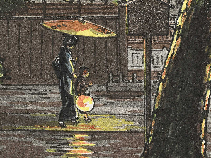 Takanawa Sengakuji by Tsuchiya Koitsu, (Large print size) / BJ352-583