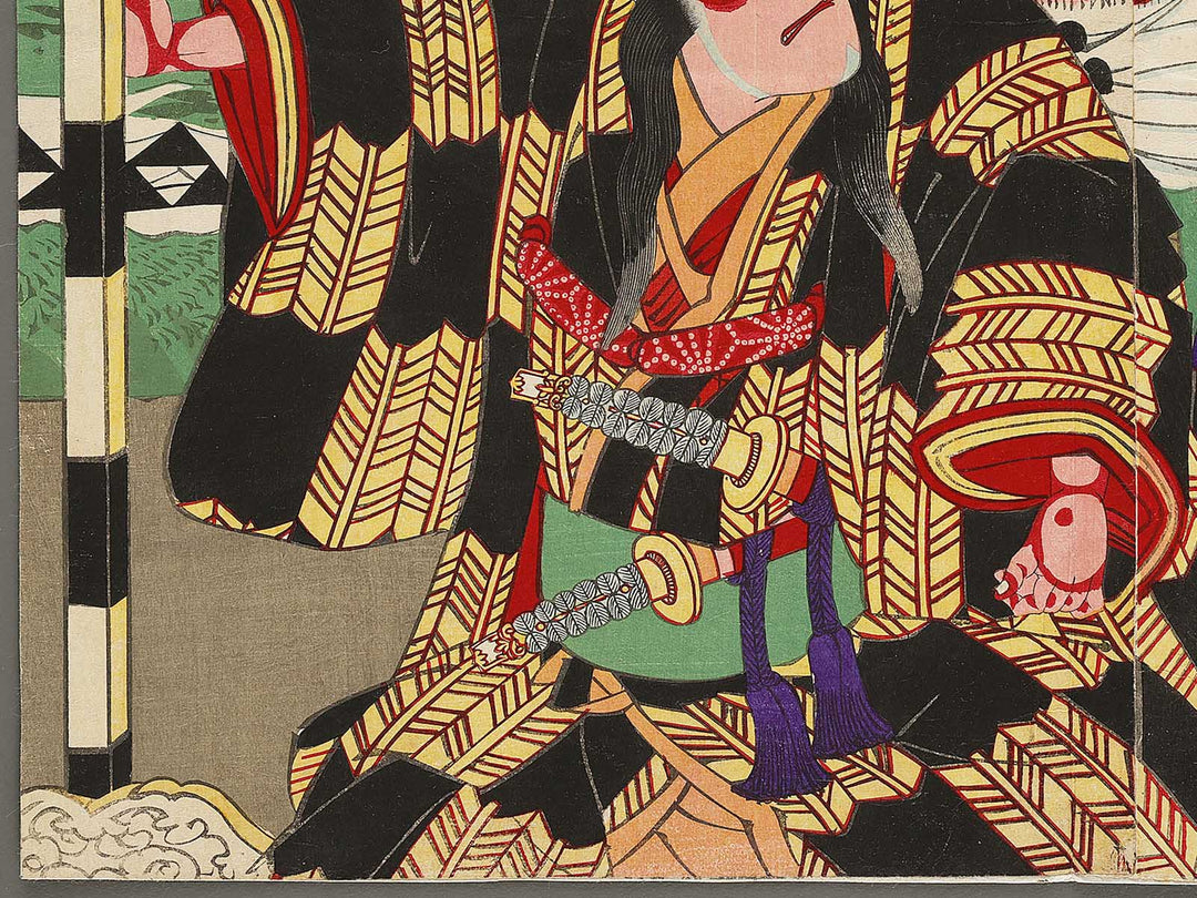 Ichiroshoku kariba no muneage by Kochoro Kunisada / BJ335-076