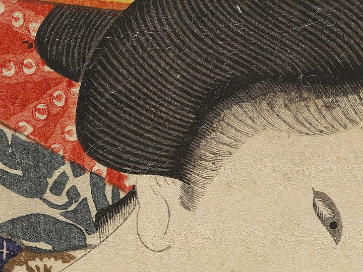 Higashi ryogoku aoyanagi from the series Tokyo sanjuroku kaiseki by Toyohara Kunichika / BJ334-544