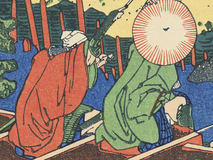 Senju in Musashi Province from the series Thirty-six Views of Mount Fuji by Katsushika Hokusai, (Large print size) / BJ352-100