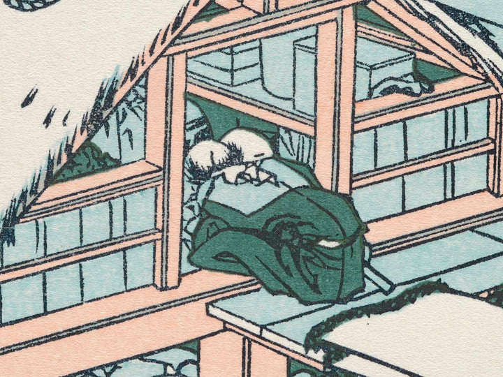 Ushibori in Hitachi Province from the series Thirty-six Views of Mount Fuji by Katsushika Hokusai, (Medium print size) / BJ283-794