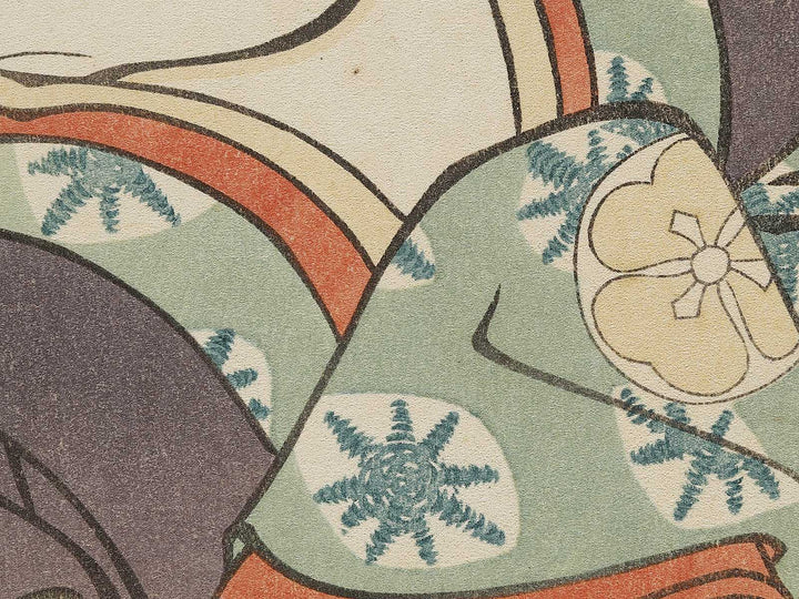 Morita Kan'ya VIII as the palanquin-bearer Uguisu no Jirosaku by Toshusai Sharaku, (Medium print size) / BJ318-808