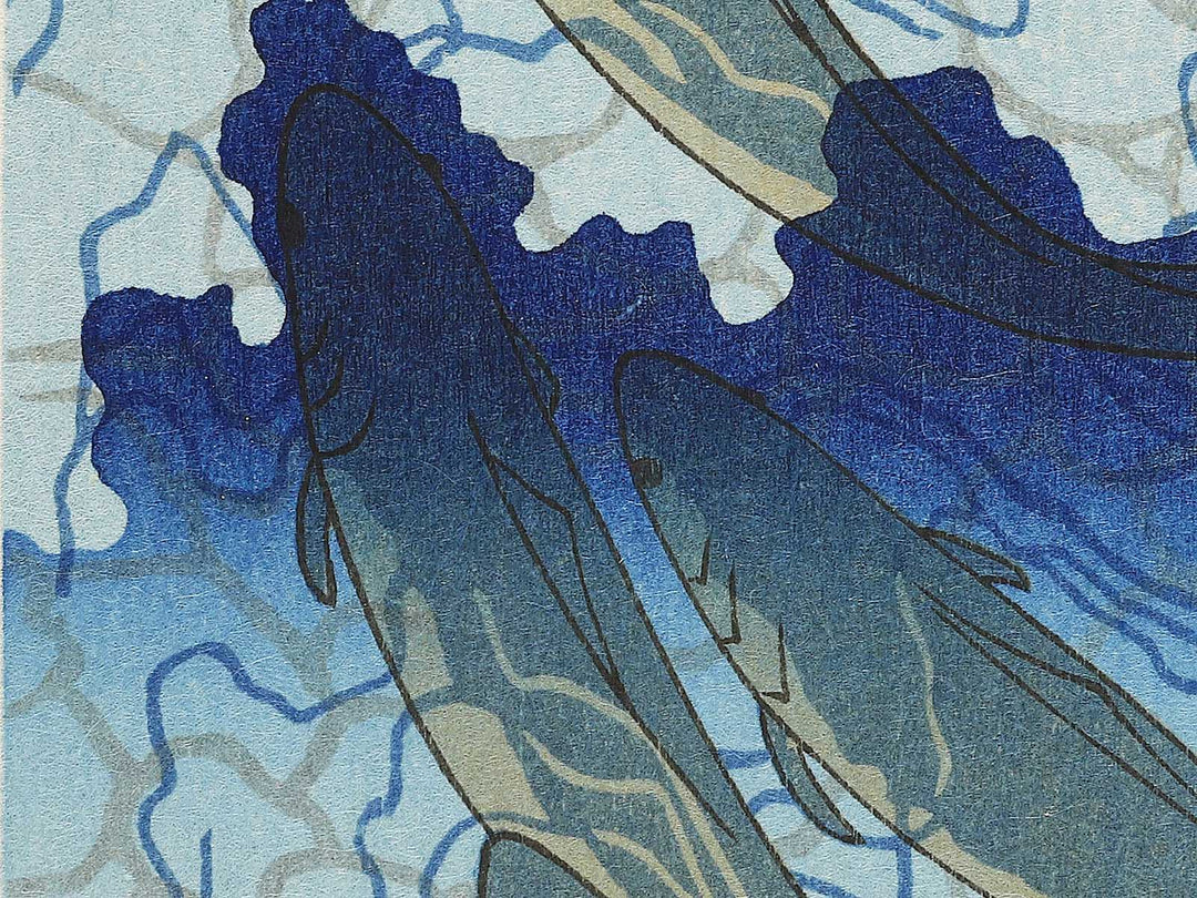 Hagi ni Nobori Ayu by Utagawa Kuniyoshi, (Small print size) / BJ350-294