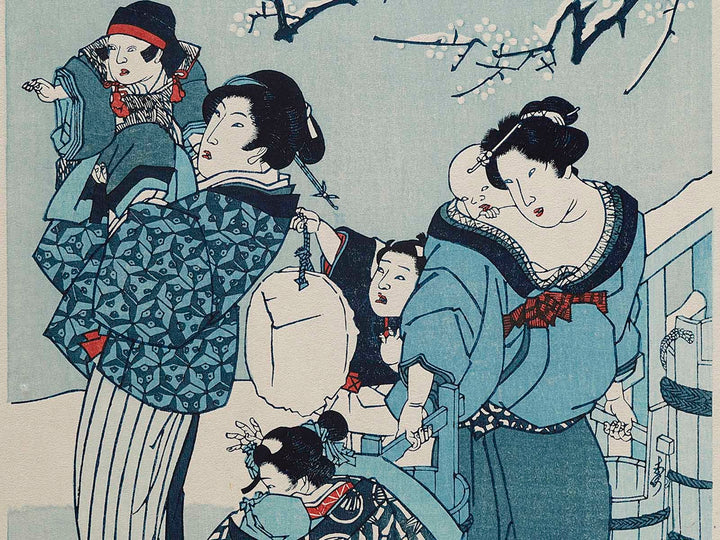 Yuki no ashita by Utagawa Kunisada(Toyokuni III), (Medium print size) / BJ286-083