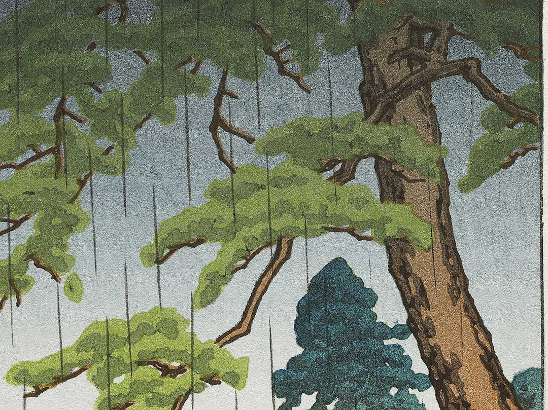 Harusame gokokuji by Kawase Hasui, (Large print size) / BJ331-261