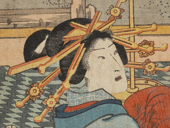 Genji besso no tsuki by Utagawa Kunisada(Toyokuni III) / BJ336-147