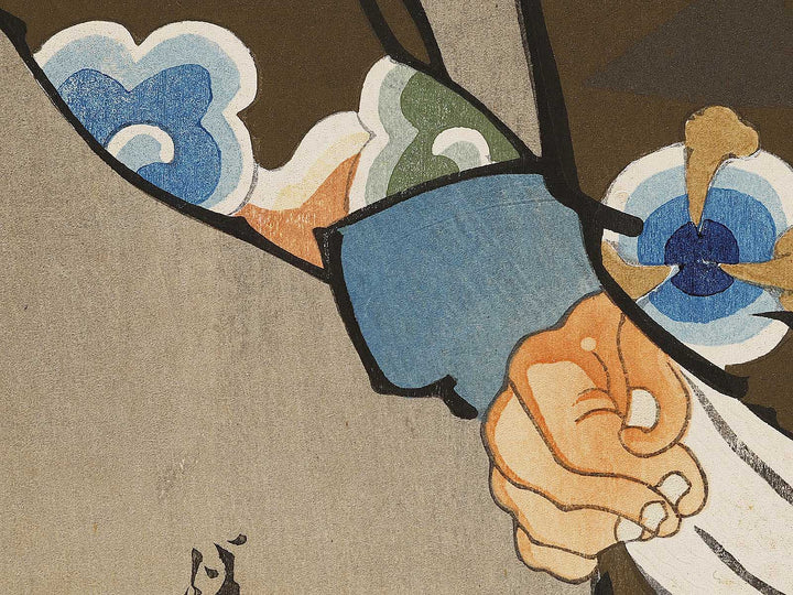 Mojigaseki no tsuki by Torii Kiyotada, (Large print size) / BJ336-763