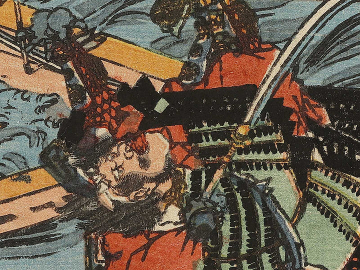 Shinrei yaguchi no watashi by Utagawa Kunisada(Toyokuni III) / BJ337-323