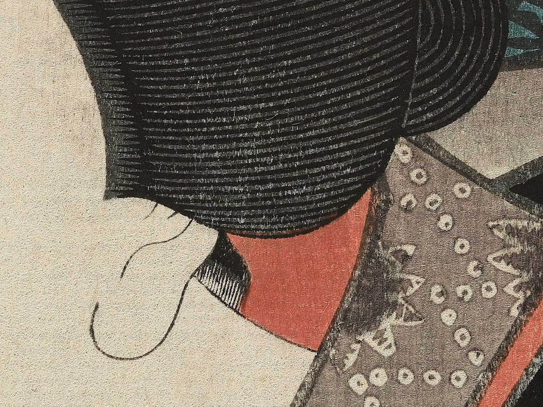 Hara no ni Heisaku musume Oyone from the series Tokaido gojusantsugi no uchi by Utagawa Kunisada(Toyokuni III) / BJ346-983