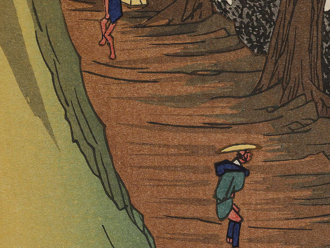 Mount Fuji from Satta from the series Honcho meisho by Utagawa Hiroshige, (Large print size) / BJ322-833