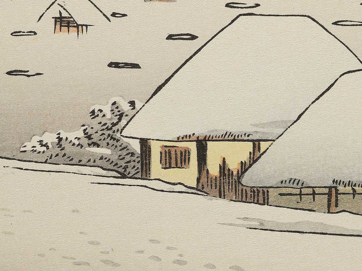 Uchikawa bosetsu from the series Kanazawa hakkei by Utagawa Hiroshige, (Medium print size) / BJ341-796