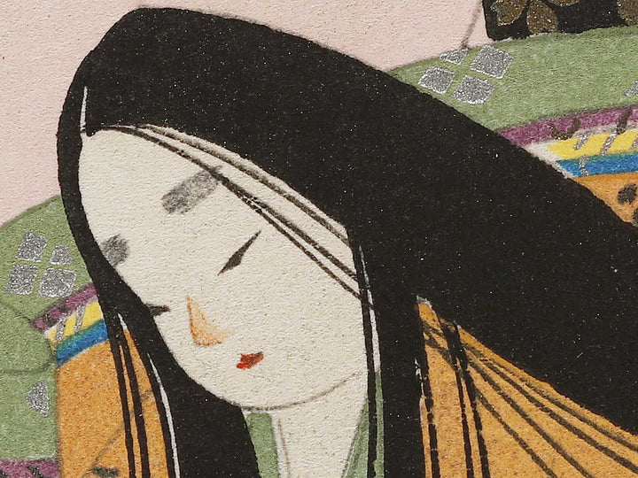 weeds from the series The Tale of Genji by Ebina Masao, (Medium print size) / BJ329-084