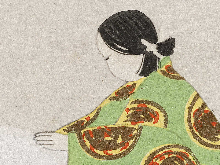 ASAGAO from the series The Tale of Genji by Ebina Masao, (Medium print size) / BJ329-112