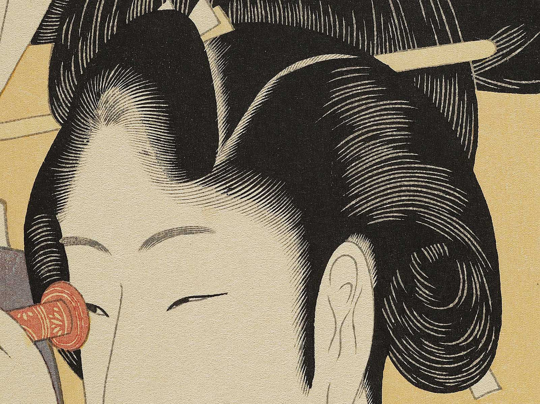 Tomegane from the series Furyu nakute nanakuse by Katsushika Hokusai, (Medium print size) / BJ319-494