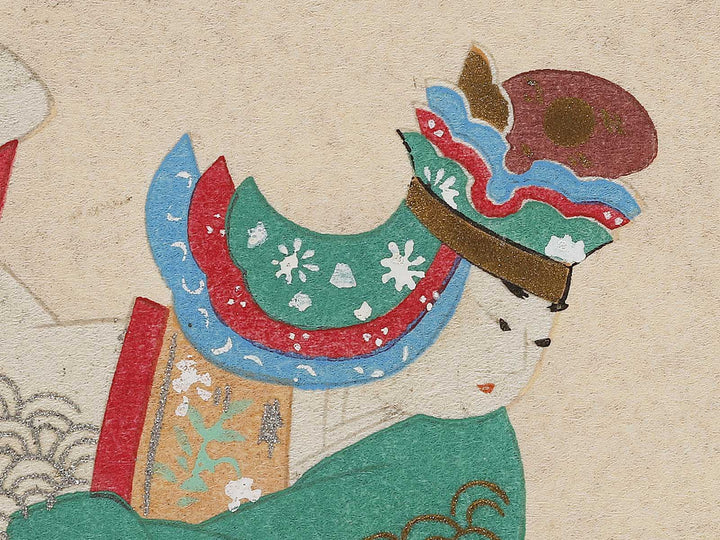 Autumn celebration from the series The Tale of Genji by Ebina Masao, (Medium print size) / BJ329-028