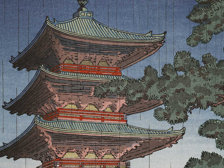 Nara horyuji by Tsuchiya Koitsu, (Large print size) / BJ327-005