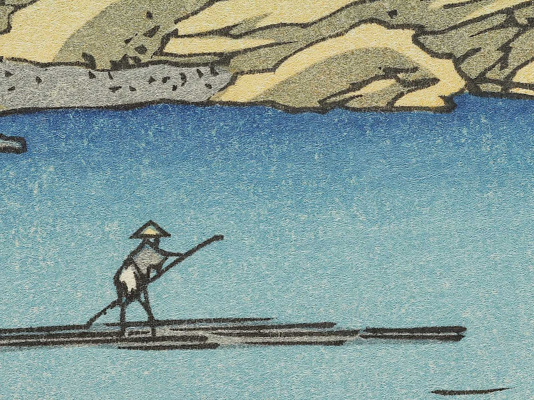 Tatsuta Mountain and Tatsuta River from the series Famous Views of the Sixty-odd Provinces by Utagawa Hiroshige, (Large print size) / BJ334-264