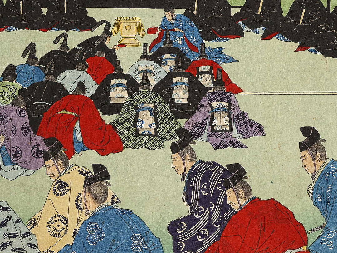 Kyu Tokugawa hachidaishogun senge no zu from the series Kanko azuma hishiki by Toshu Shogetsu / BJ332-815