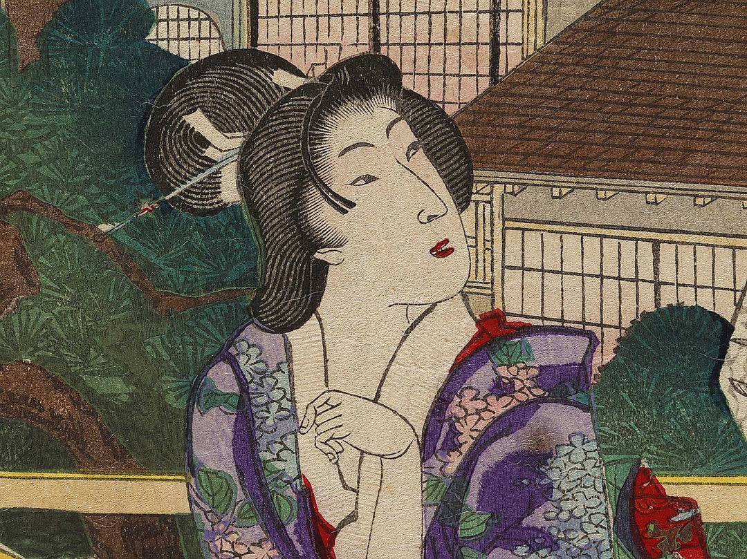 Okubo Hikozaemon from the series Azumae chuya kurabe by Yoshu Chikanobu / BJ341-033