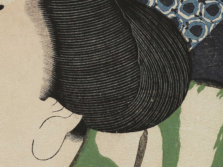 Akitsushima from the series Mitate shusse sumo by Utagawa Kunisada(Toyokuni III) / BJ340-032