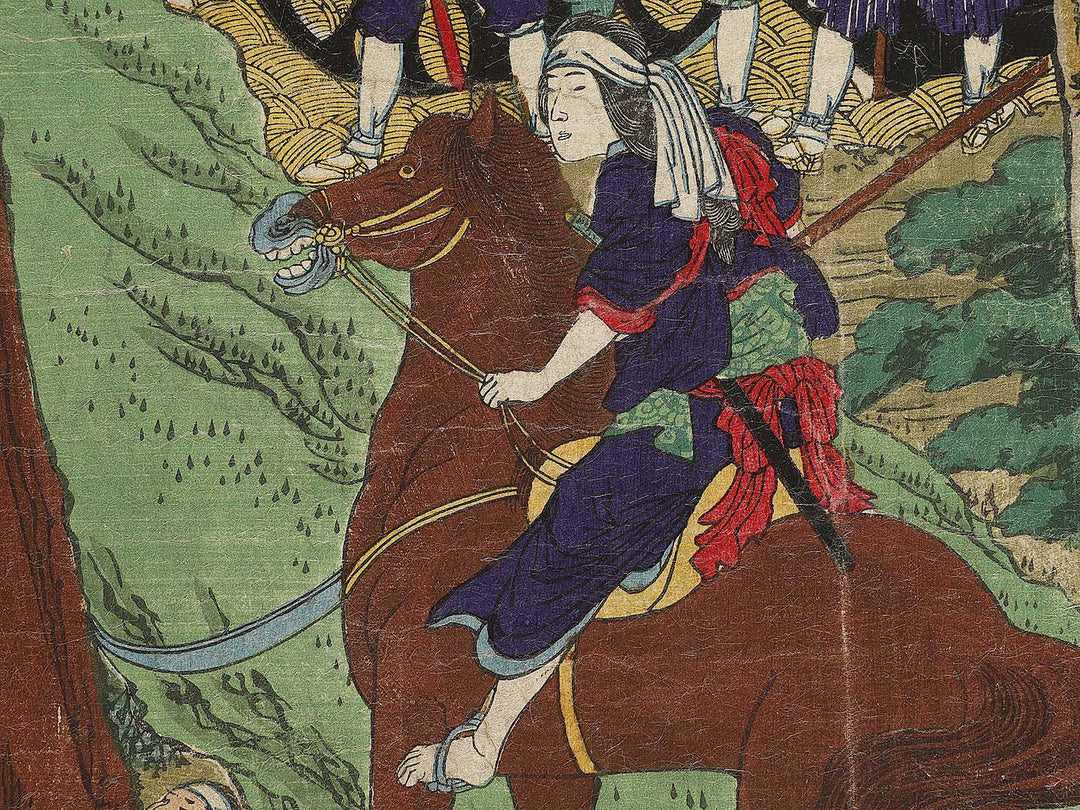 Taharasaka kassen no zu by Utagawa Yoshitora / BJ337-330