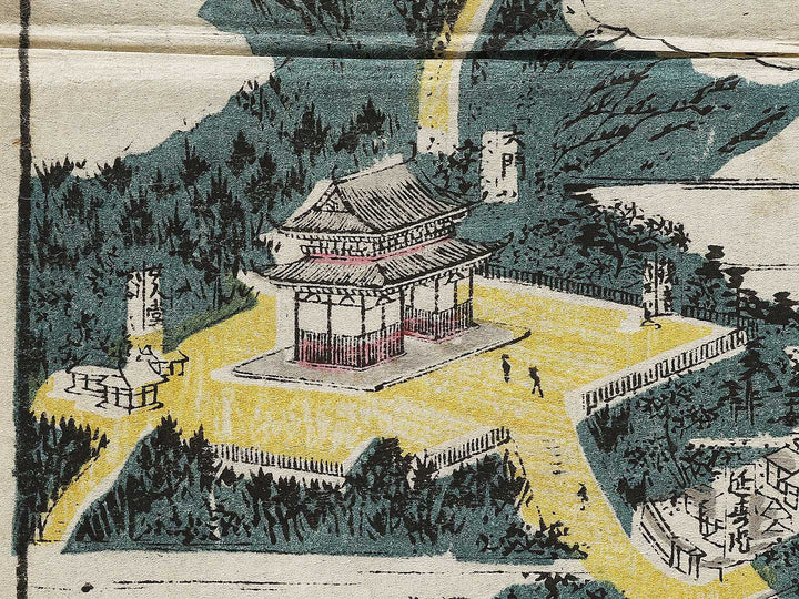 Koyasan ryakuzu  by Asai Koei / BJ324-303