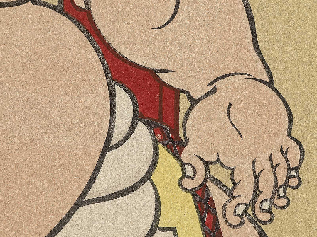 Terukuni Manzo from the series Nishiki-e of the Grand Sumo Tournament in Modern Times by Kinoshita Daimon, (Large print size) / BJ355-852