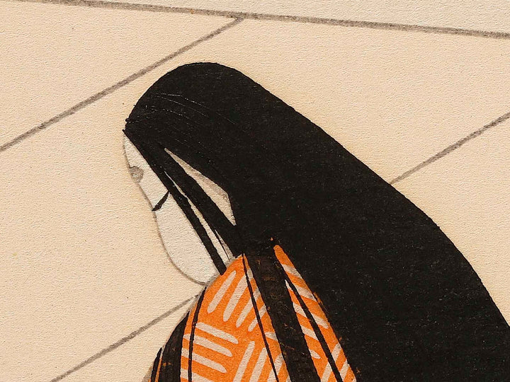 KOBAI(The Red plums) from the series The Tale of Genji by Ebina Masao, (Medium print size) / BJ329-294