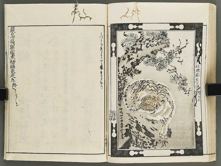 Itsukushima ema kagami Part 1, Book 5 by Watanabe Taigaku / BJ323-855