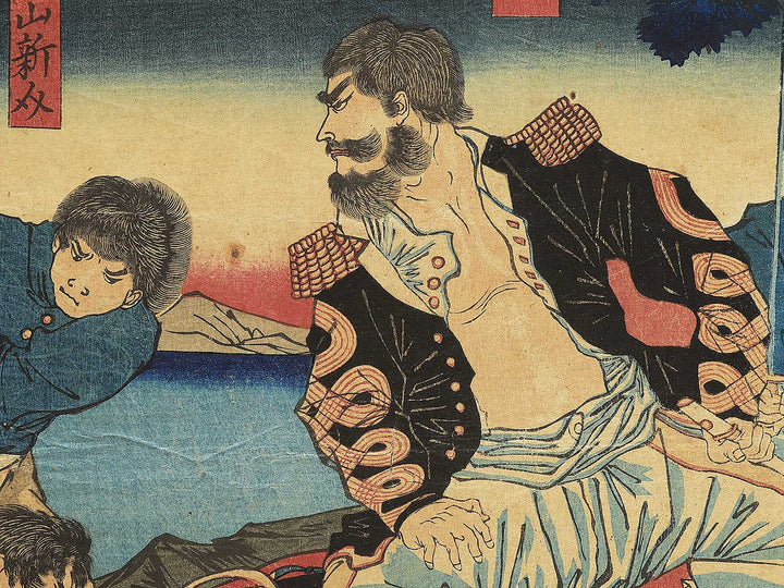 Kagoshima kenka eiyu senshi no zu from the series Kagoshima shinpo by Yoshu Chikanobu / BJ350-567