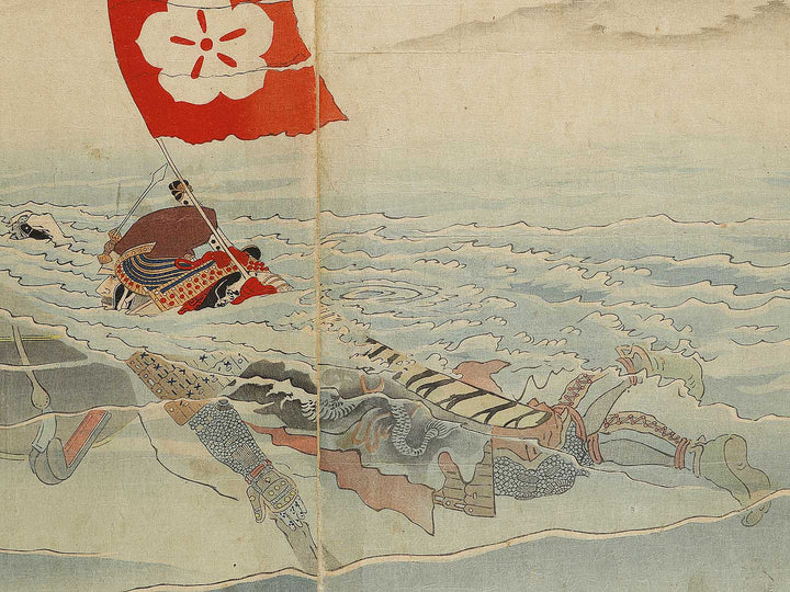 Akechi samanosuke Mitsuharu kosui noriuchi karasakimatsu no zu by Kobayashi Kiyochika / BJ325-192
