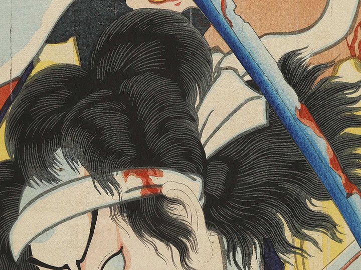 Soga goro Tokimune from the series Choko dori zyuban giri by Toyohara Kunichika / BJ341-383