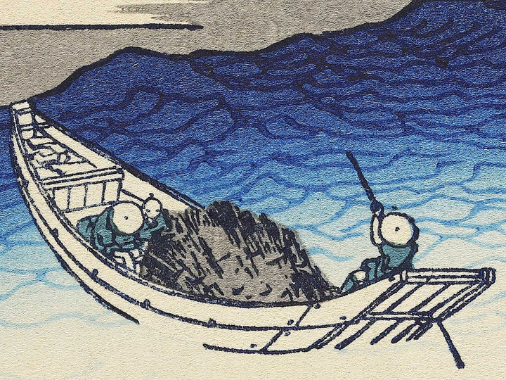 The Tamagawa River in Musashi Province from the series Thirty-six Views of Mount Fuji by Katsushika Hokusai, (Medium print size) / BJ348-957