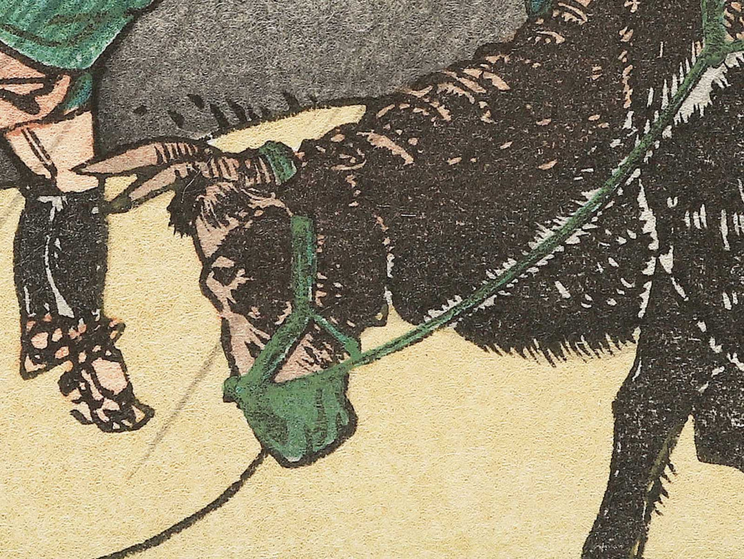 Kutsukake from the series The Sixty-nine Stations of the Kiso Kaido by Keisai Eisen, (Small print size) / BJ340-165