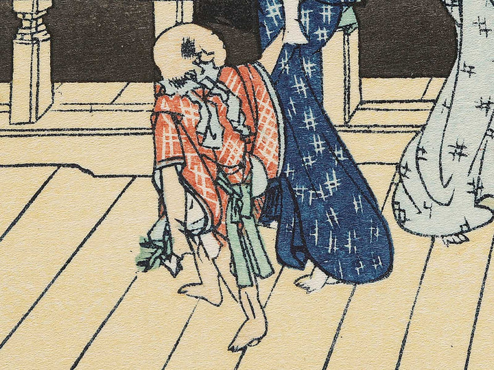 The Sazaido Hall of the Gohyaku Rakanji Temple from the series Thirty-six Views of Mount Fuji by Katsushika Hokusai, (Medium print size) / BJ291-844