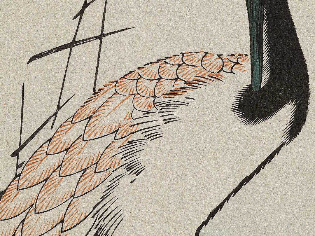 Nami ni tsuru by Utagawa Hiroshige, (Medium print size) / BJ328-202