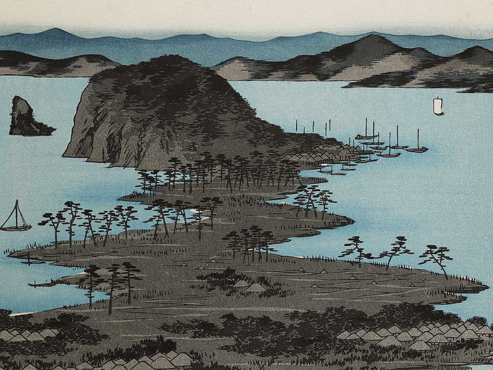 Buyo kanazawa hassho yakei by Utagawa Hiroshige, (Large print size) / BJ341-628