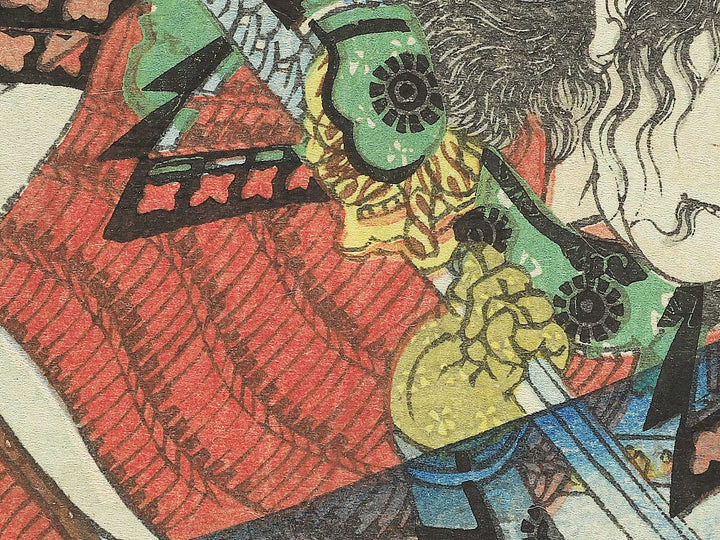 Saito Izunokami Toshizo from the series Heroes of the Great Peace by Ochiai Yoshiiku / BJ346-857