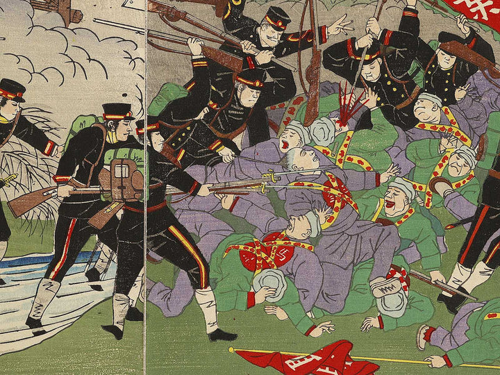 Heijo daigekisen Nihongun daishori by Utagawa Kunitoshi / BJ323-652