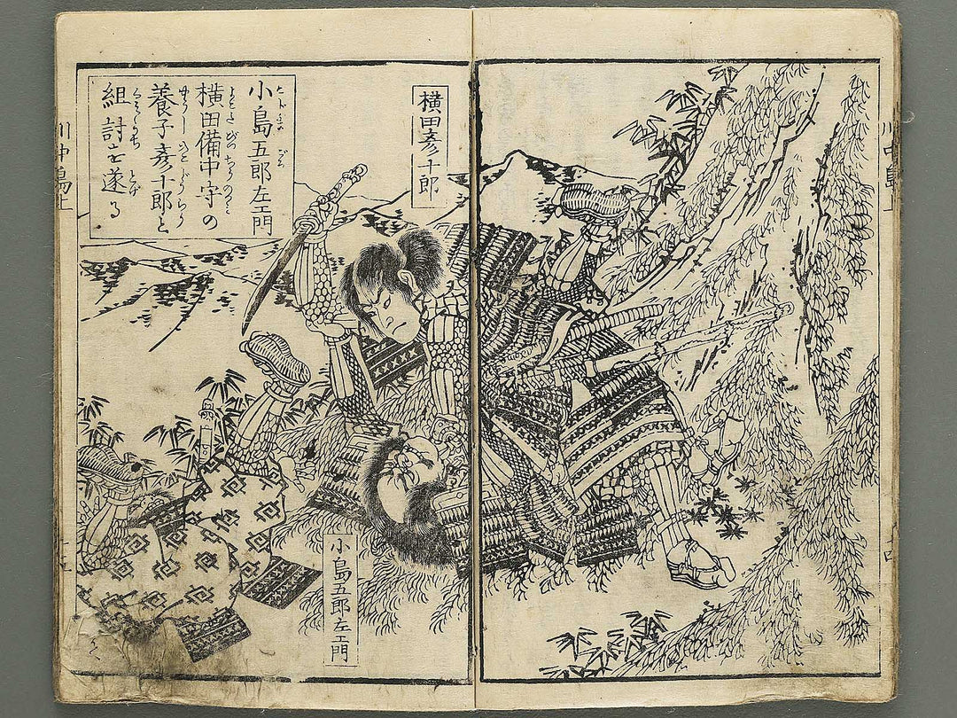 Kawanakajima ryo shogun ki (Jo) by Utagawa Yoshimori / BJ349-181