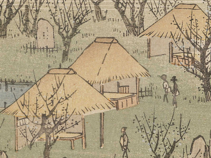 Kamata no baien from the series Ehon edo miyage by Utagawa Hiroshige, (Large print size) / BJ332-094